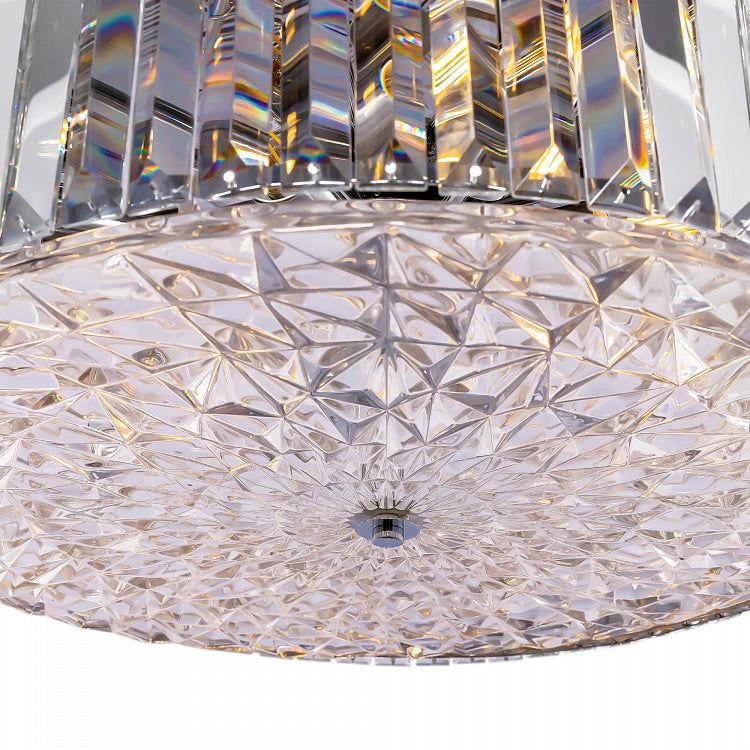 Recinto 6/8Lt Crystal Ceiling Light - Chrome Finish - Image 10