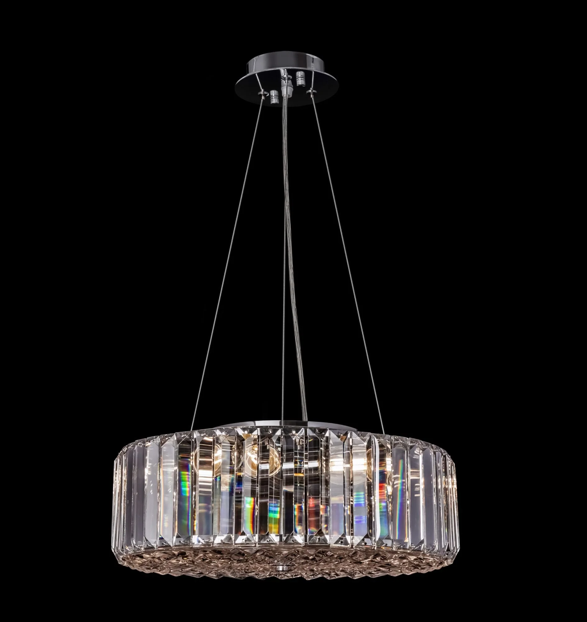 Recinto 6/8Lt Crystal Ceiling Light - Chrome Finish - Image 3