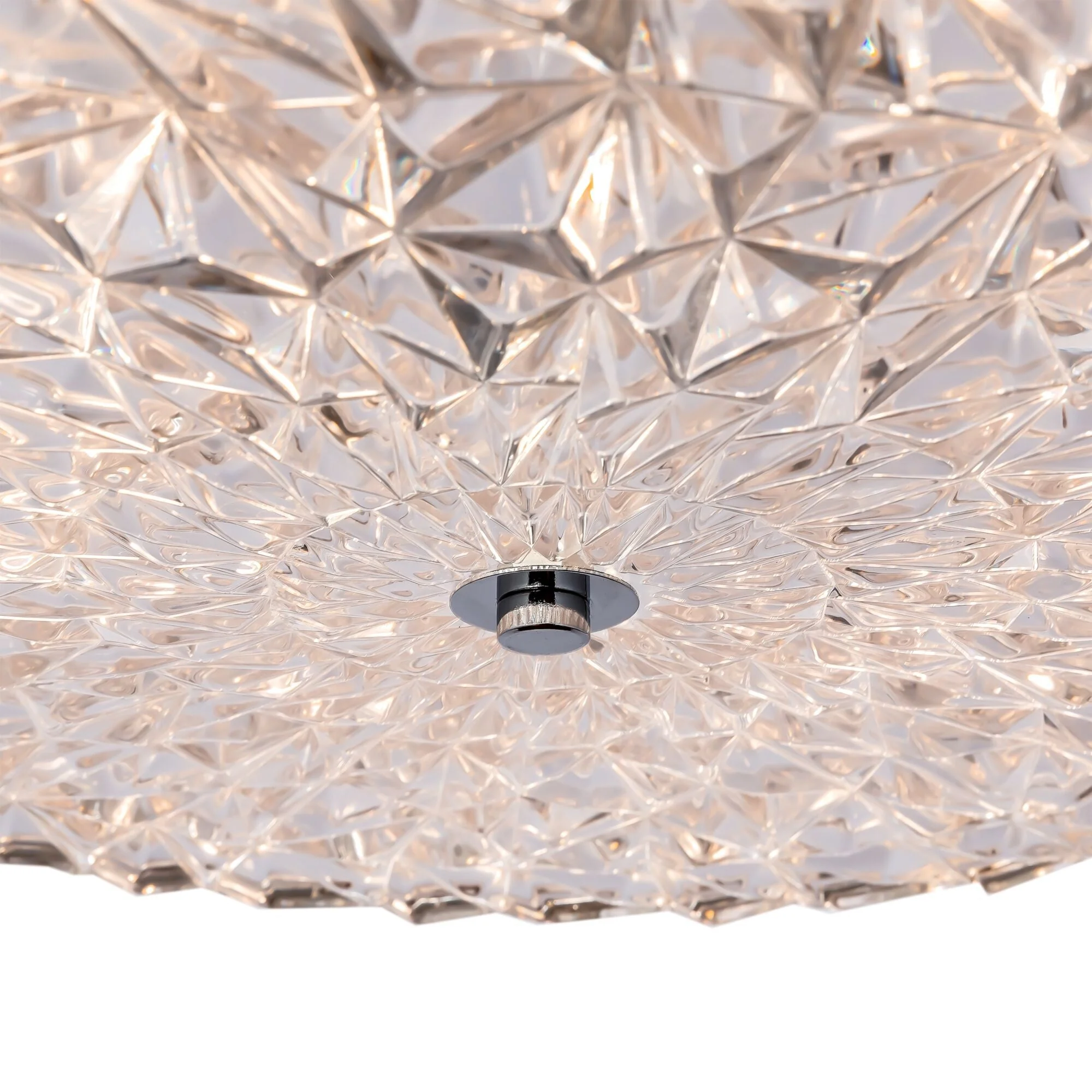 Recinto 6/8Lt Crystal Ceiling Light - Chrome Finish - Image 6