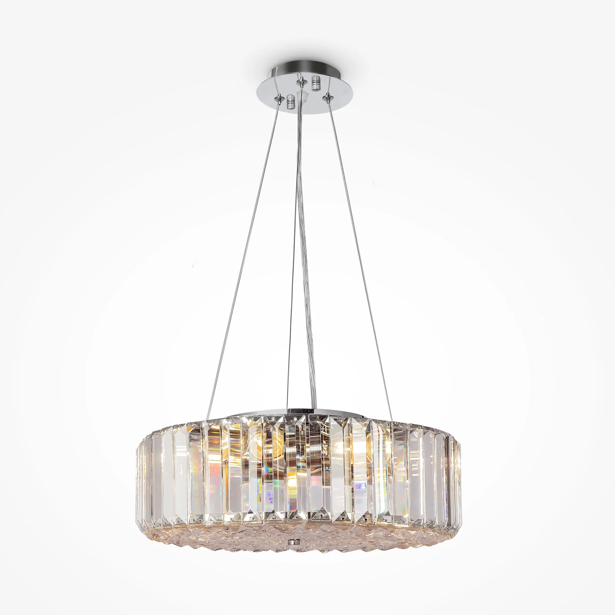Recinto 6/8Lt Crystal Ceiling Light - Chrome Finish - Image 8