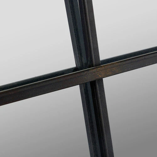 Rectangular Wall/Floor Mirror - Antique Bronze Metal Finish - Image 5