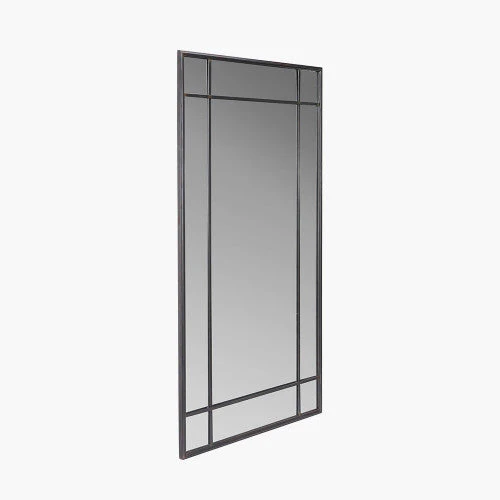 Rectangular Wall/Floor Mirror - Antique Bronze Metal Finish - Image 9