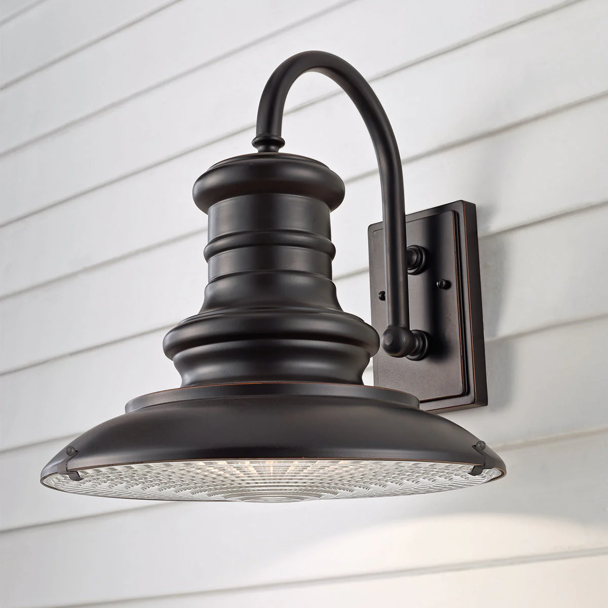 Redding Station Outdoor Wall Lantern - Various Finishes E27 IP44 - Image 4