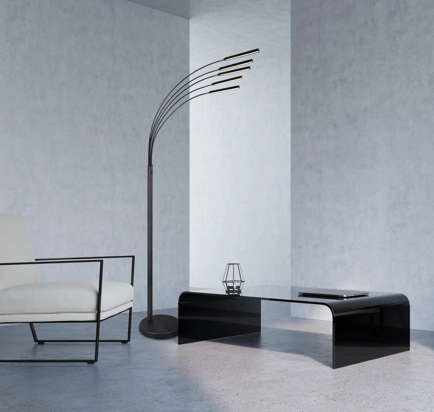 Reed Modern LED Floor Lamp - Image 4