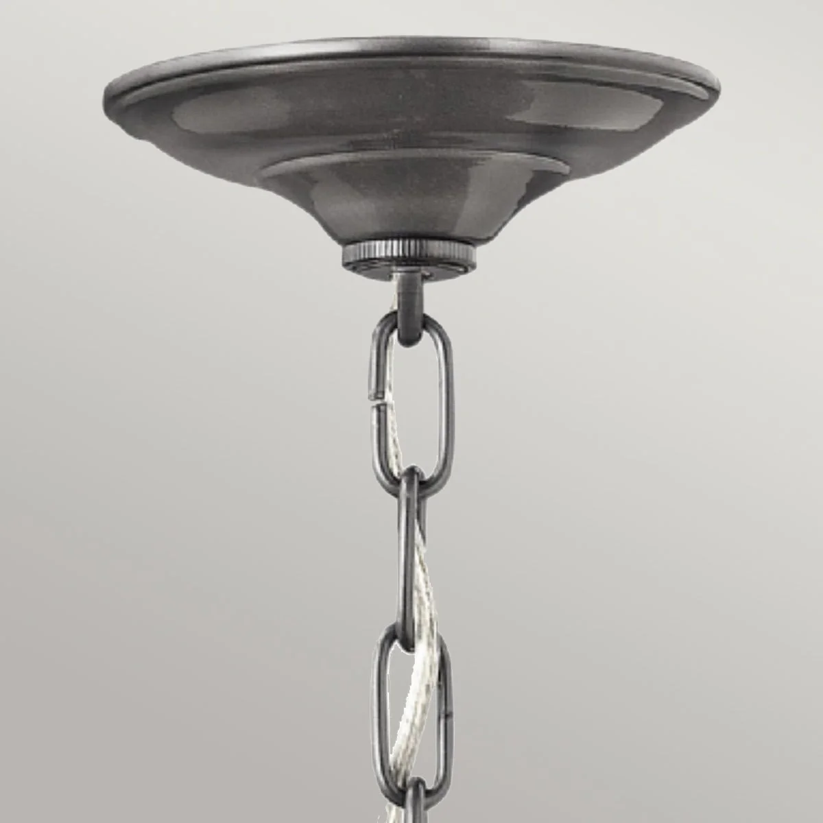 Reef 1 Light Chain Lantern - Hematite/Victorian Bronze IP23 E27 - Image 3