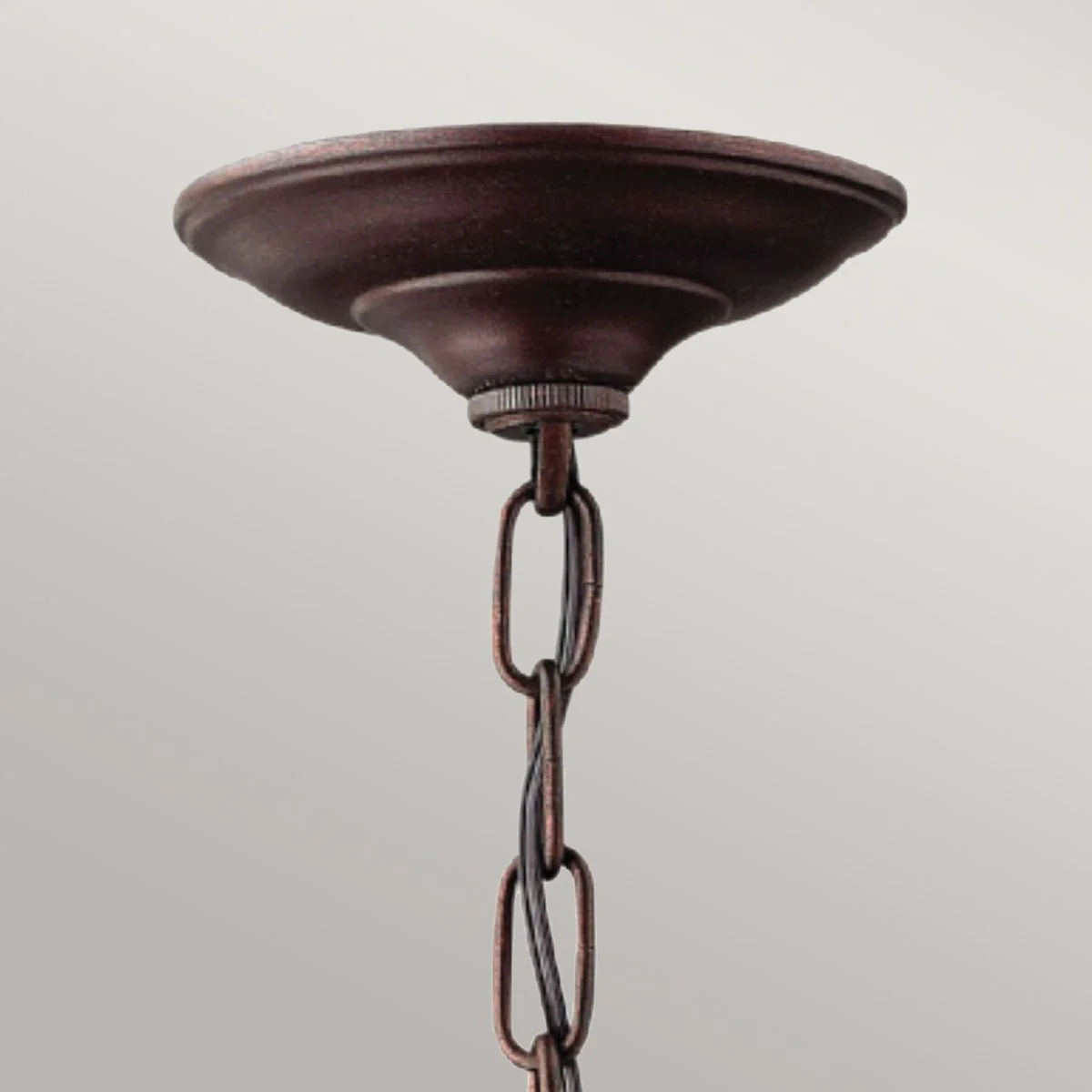 Reef 1 Light Chain Lantern - Hematite/Victorian Bronze IP23 E27 - Image 6