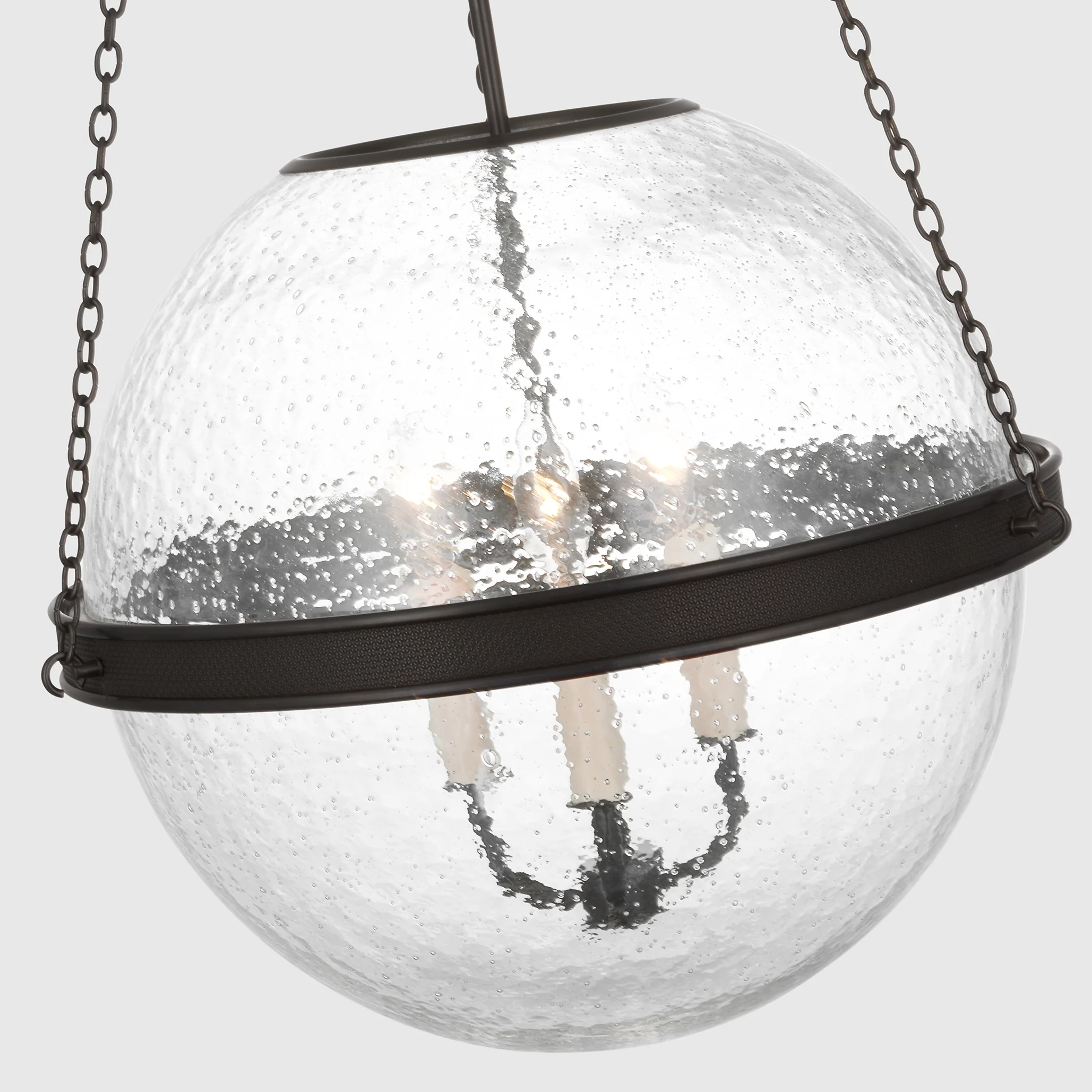Reese 18" Globe Pendant- Bronze/Brass Finishes - Image 6