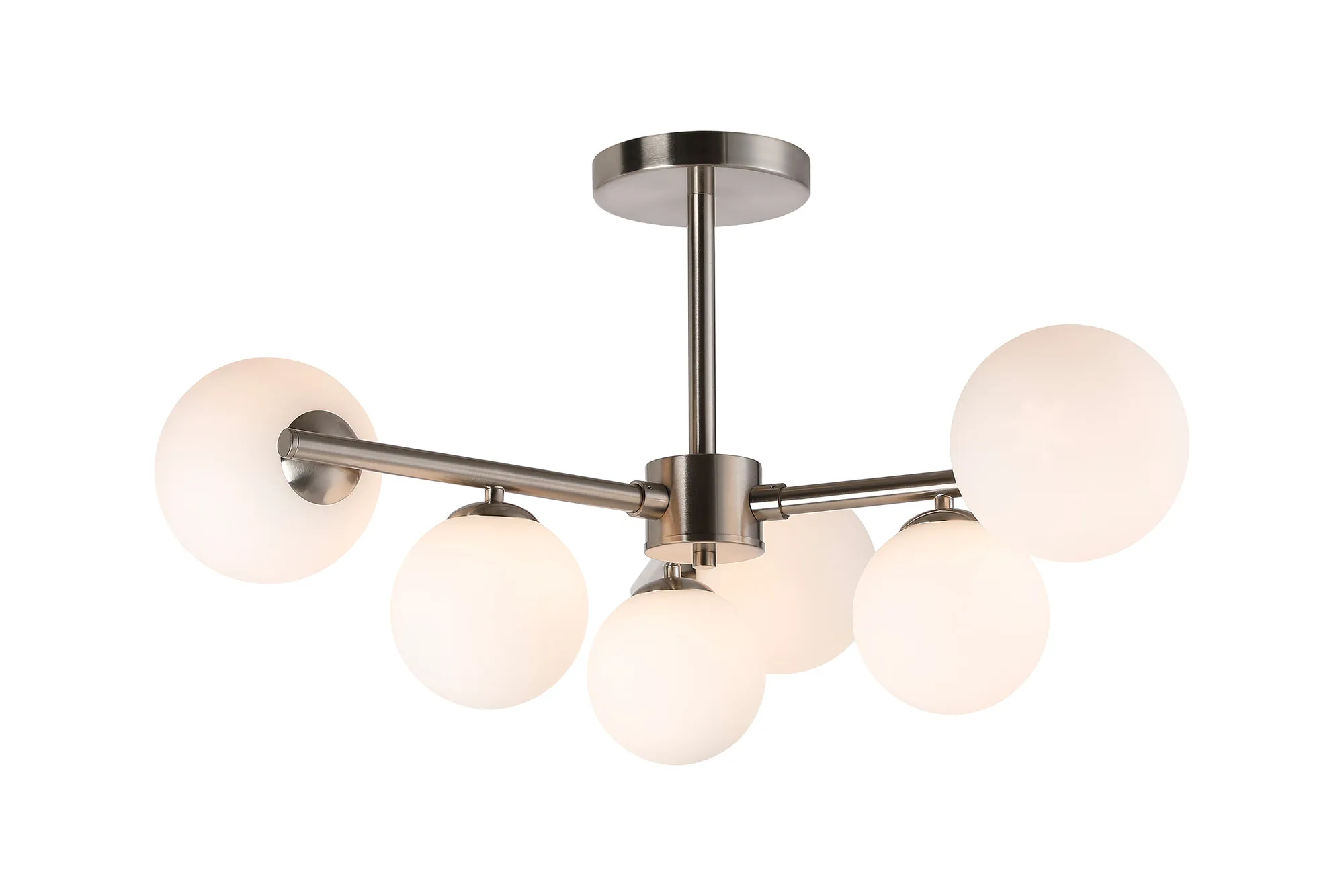 Seville 71.5cm Semi-Flush 3 Arm Ceiling Light, 6 x G9- Various Finishes - Image 13