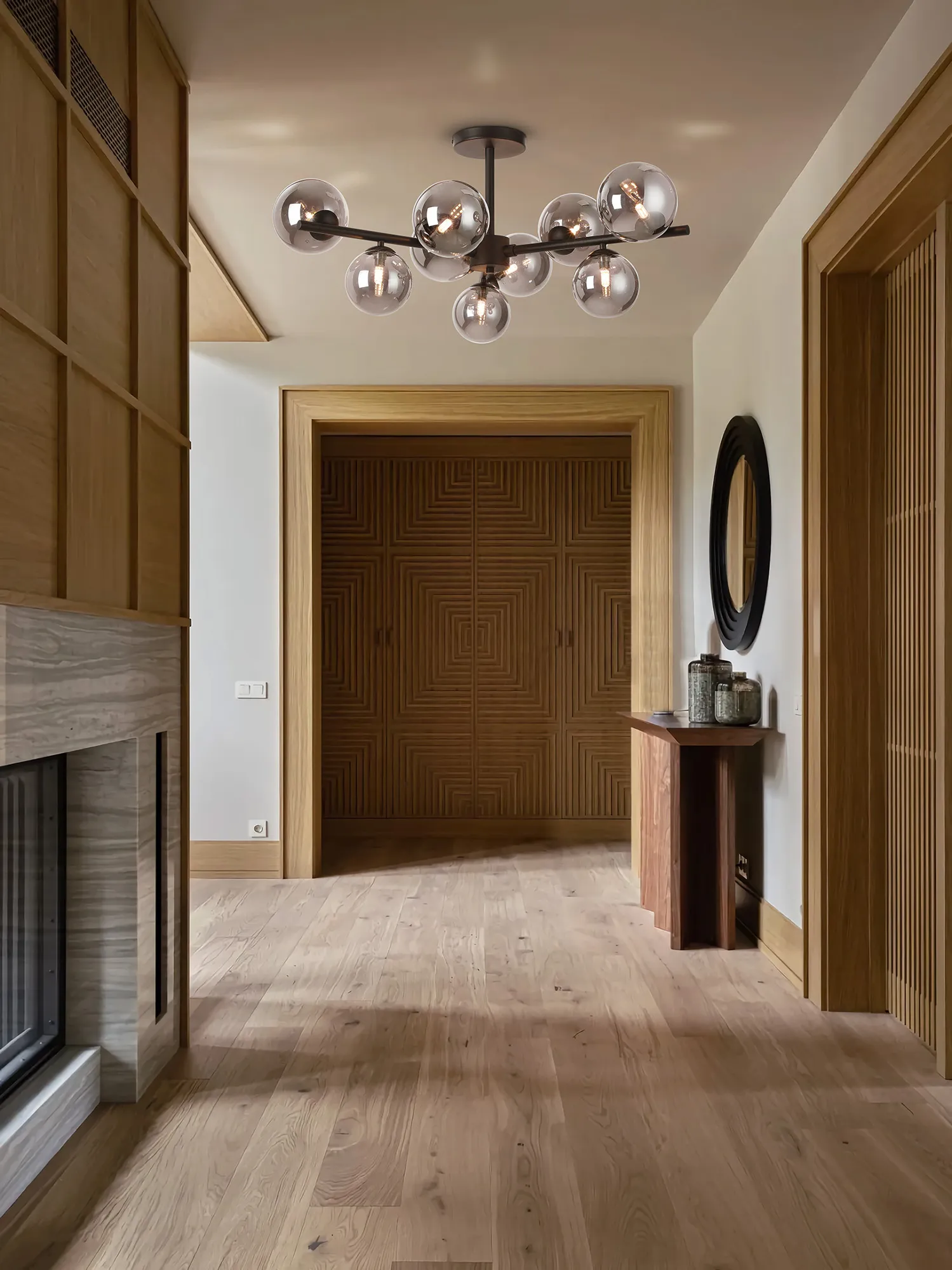 Seville 71.5cm Semi-Flush 3 Arm Ceiling Light, 6 x G9- Various Finishes - Image 16