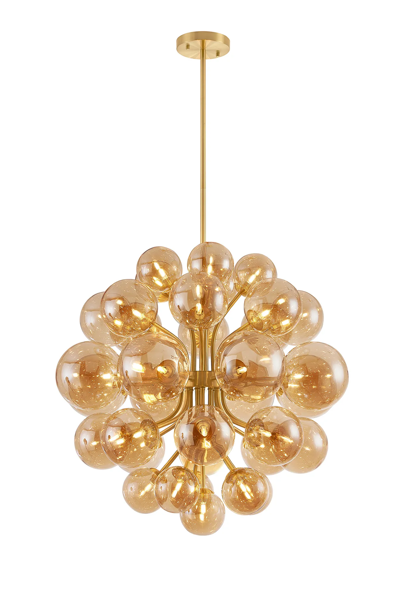 Seville Fixed Multi Arm Sphere Pendant - Various Colours - Image 11