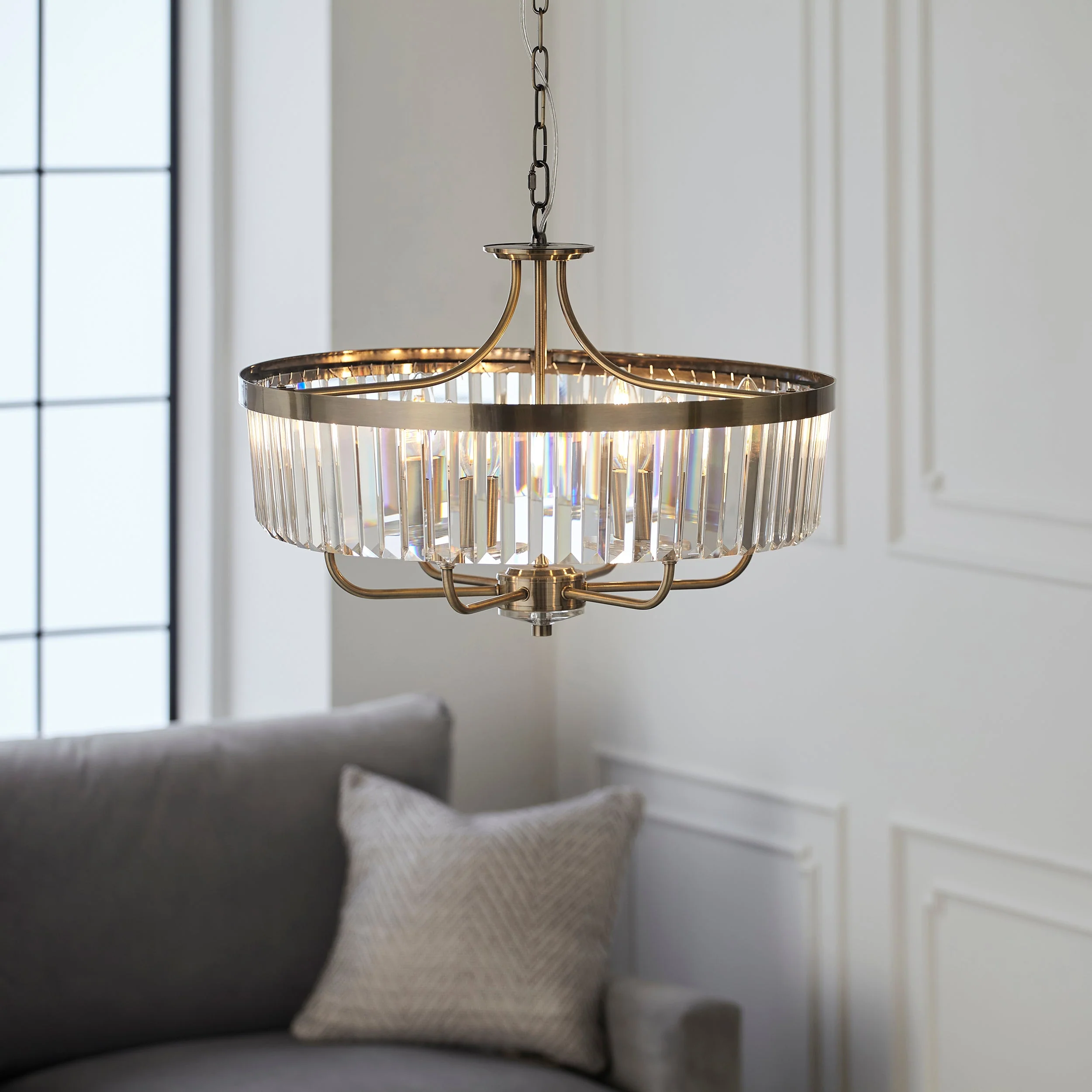 Regina 6Lt Centre Ceiling Light - Various Colours - Image 11