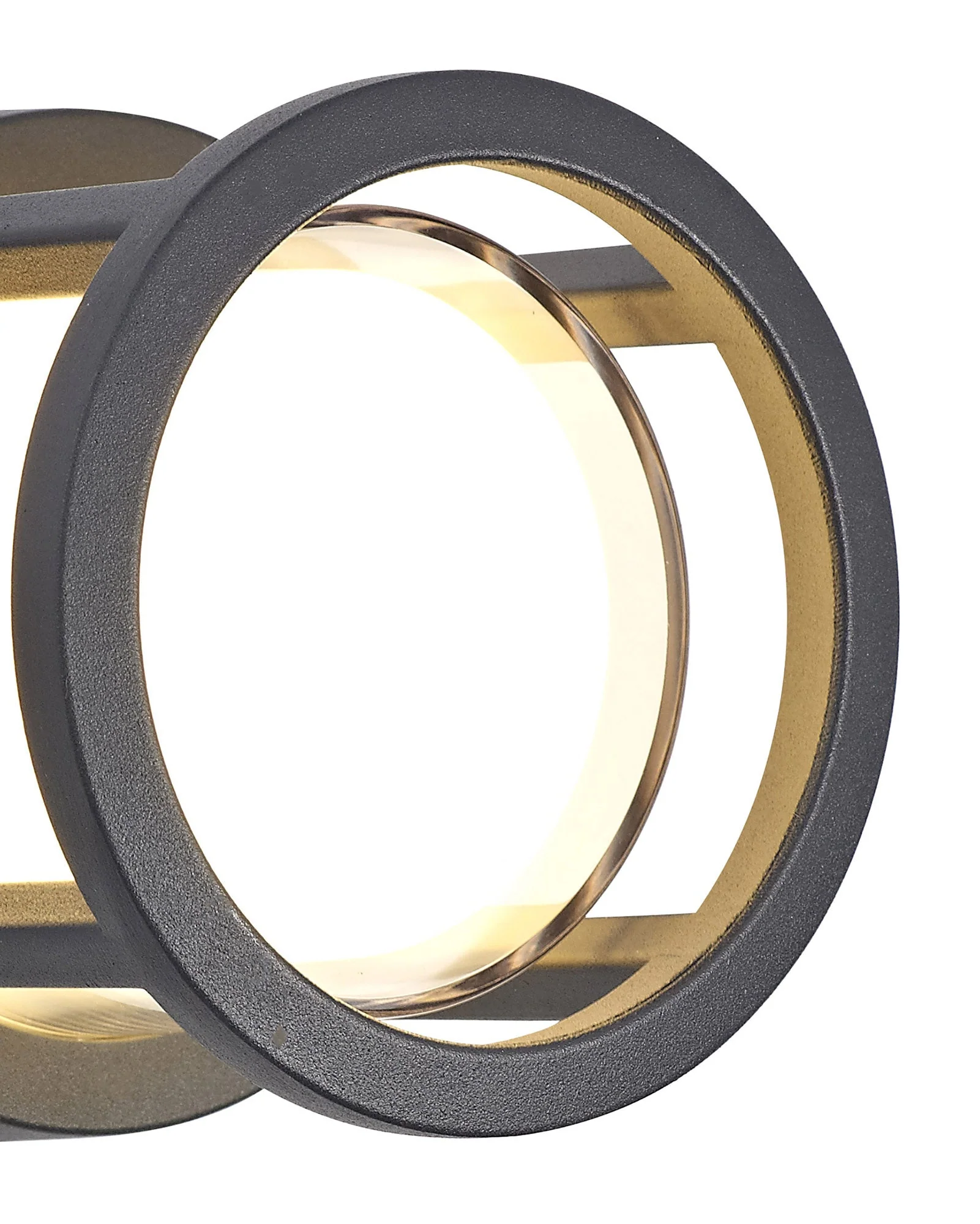 Regina Round/Square LED Wall Light IP54 - Anthracite - Image 4
