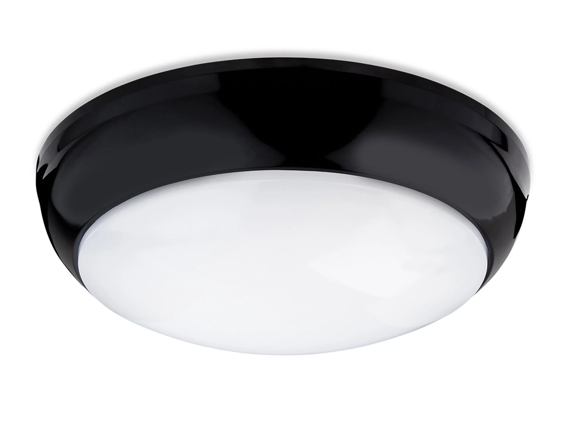 Regis LED Flush Ceiling Fitting- Chrome/ Black Finish - Image 2