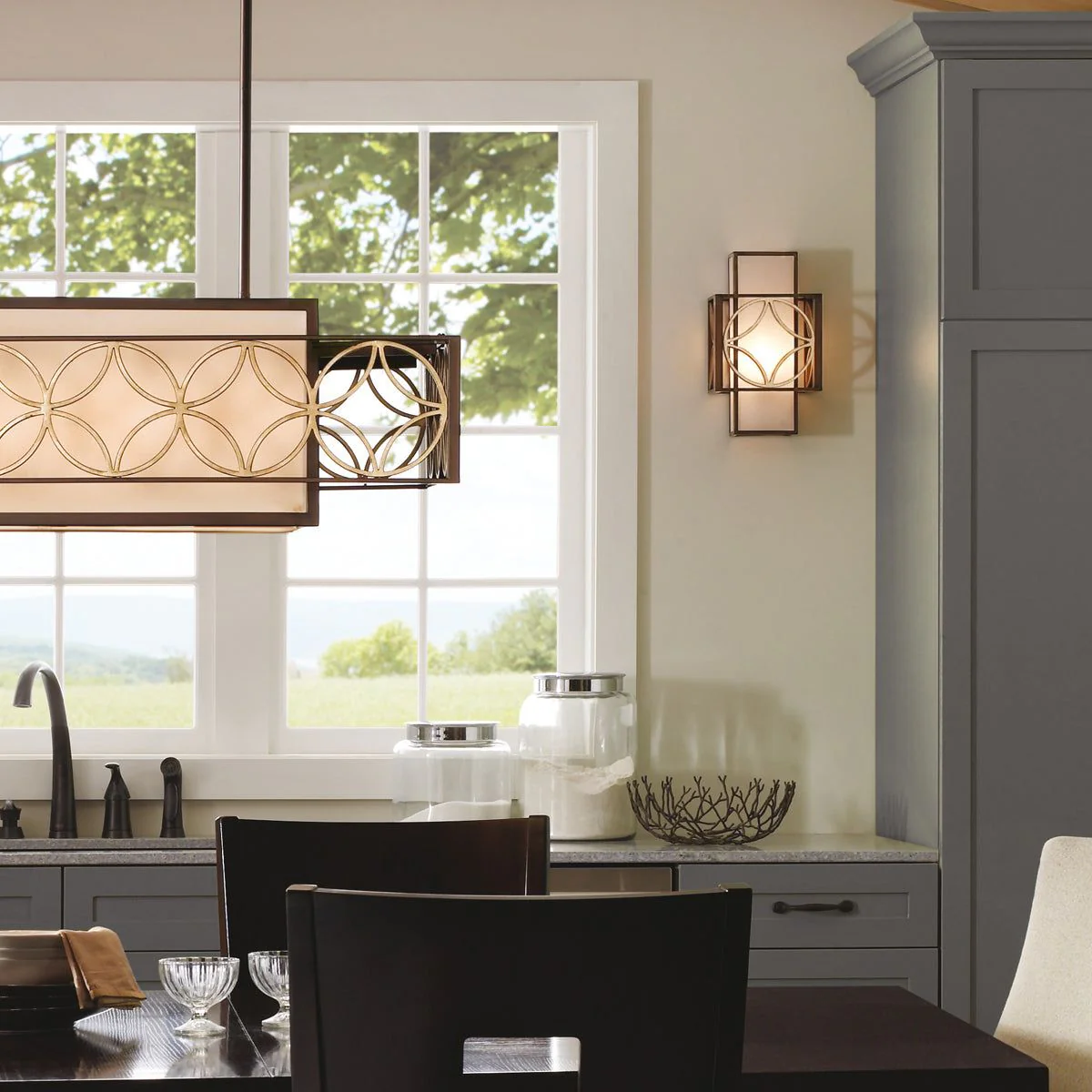Remy 1L Wall Light - Heritage Bronze/Parissiene Gold Finish - Image 2
