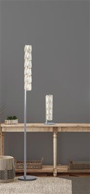 Remy LED Crystal Table Lamp - Chrome - Image 3