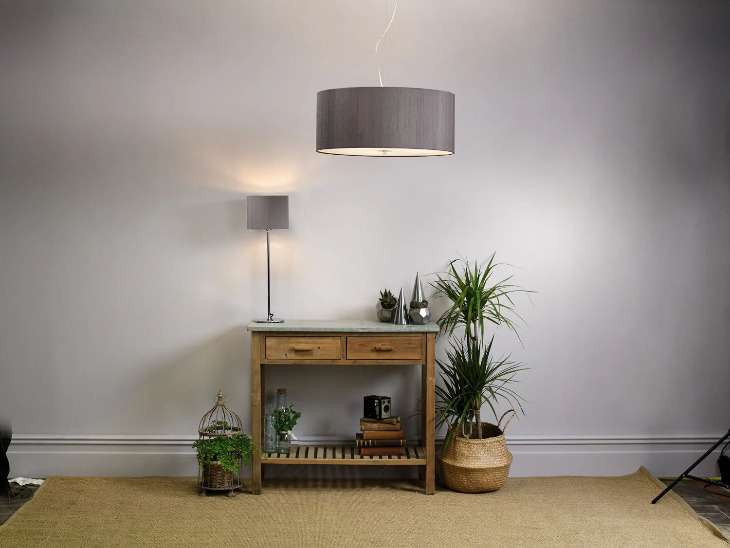 Renoir 3/6Lt Pendant Polished Chrome With Bespoke Shade - Image 7