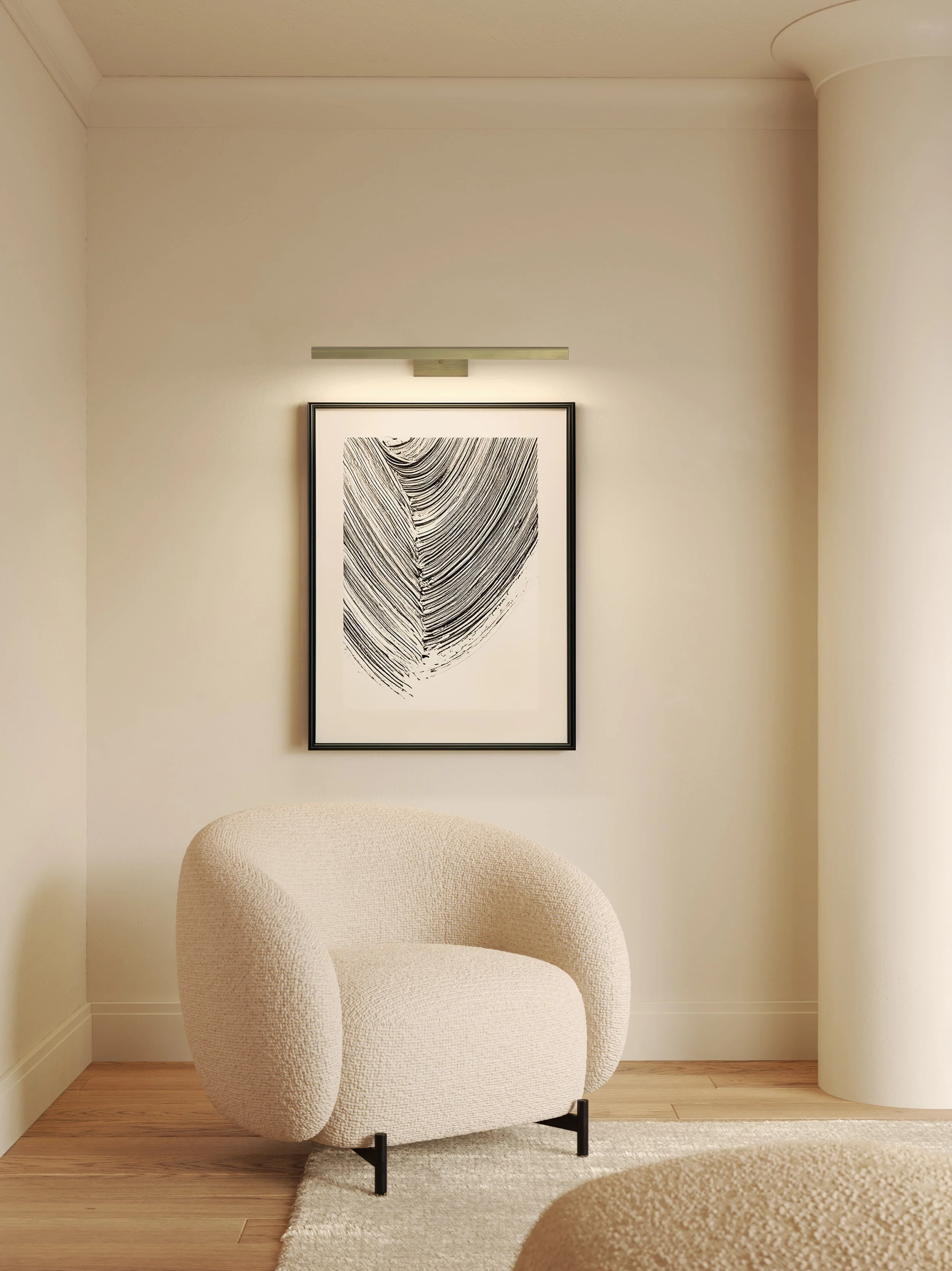 Renoir Indoor Picture Light In Various Finishes & Sizes Integrated LED IP20 - Image 35