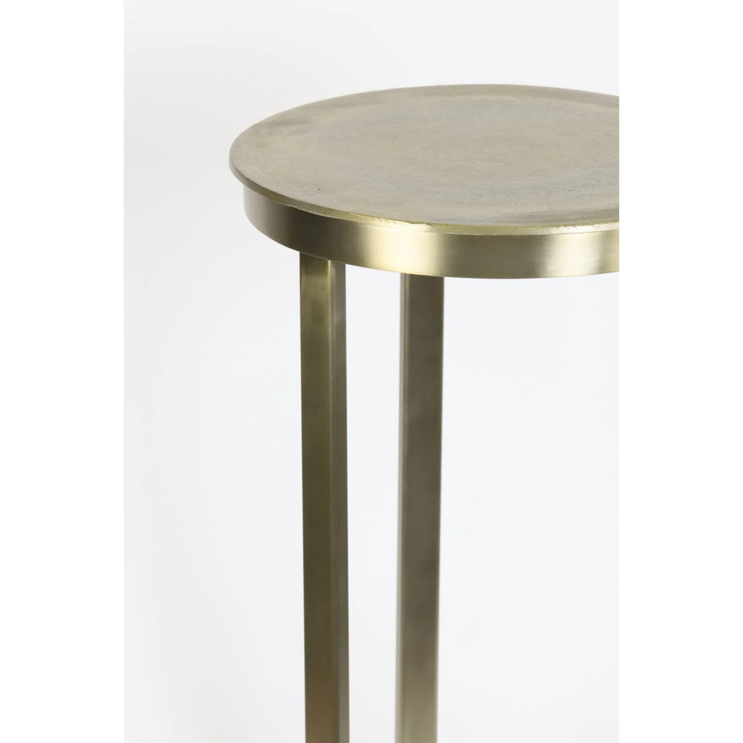 Retiro Small/Medium/Large Pillar Side Tables - Antique Copper/Antique Lead/Antique Bronze/Light Gold Finish - Image 12