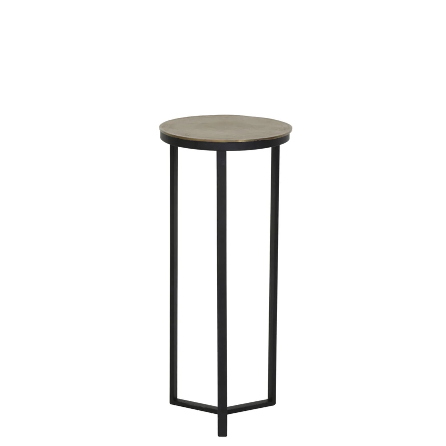 Retiro Small/Medium/Large Pillar Side Tables - Antique Copper/Antique Lead/Antique Bronze/Light Gold Finish - Image 16