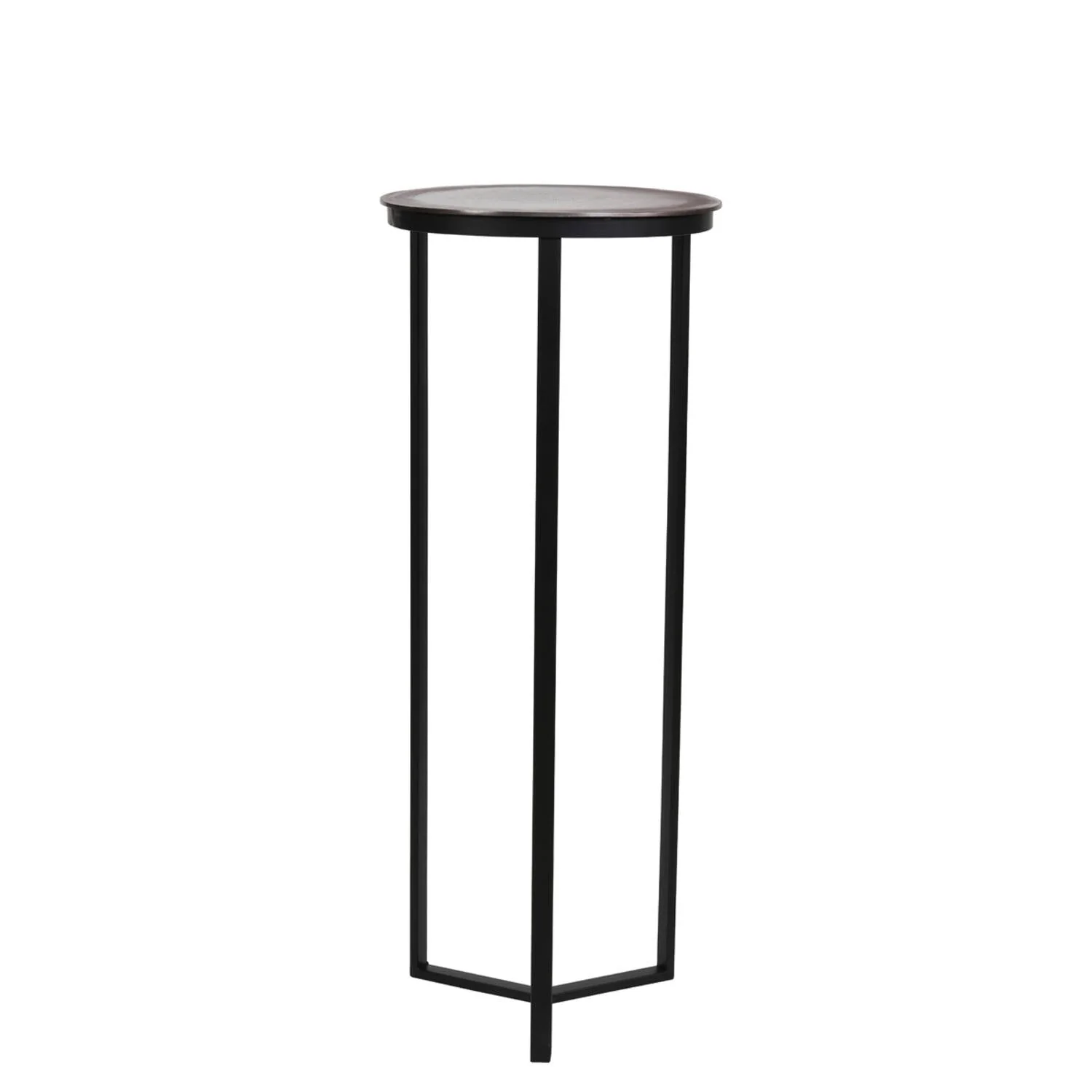 Retiro Small/Medium/Large Pillar Side Tables - Antique Copper/Antique Lead/Antique Bronze/Light Gold Finish - Image 23
