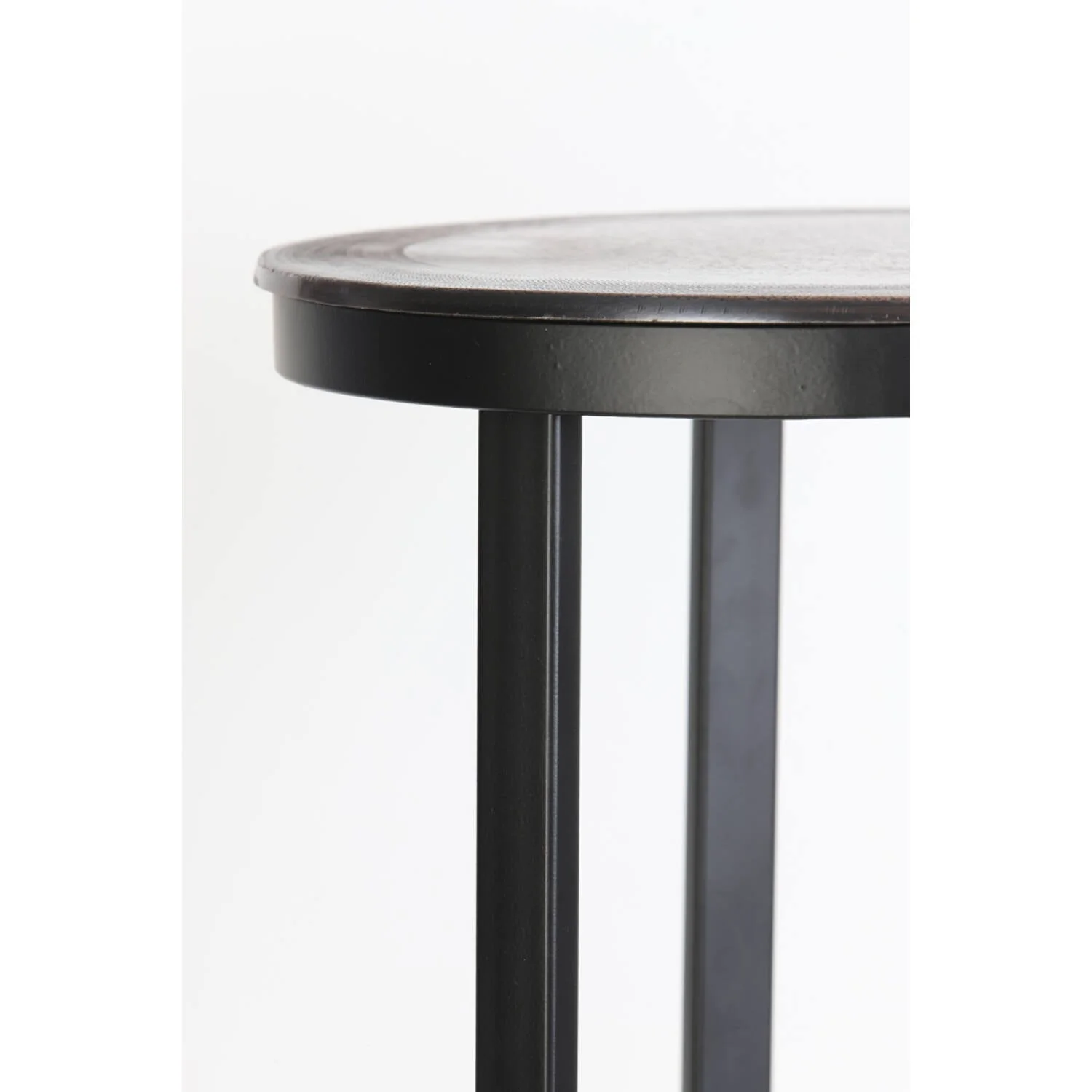 Retiro Small/Medium/Large Pillar Side Tables - Antique Copper/Antique Lead/Antique Bronze/Light Gold Finish - Image 25