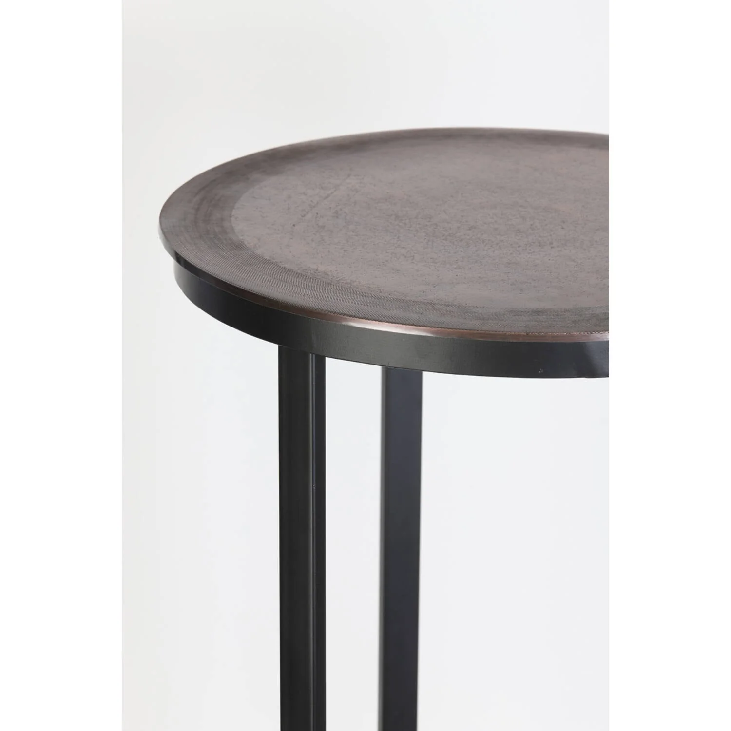 Retiro Small/Medium/Large Pillar Side Tables - Antique Copper/Antique Lead/Antique Bronze/Light Gold Finish - Image 26