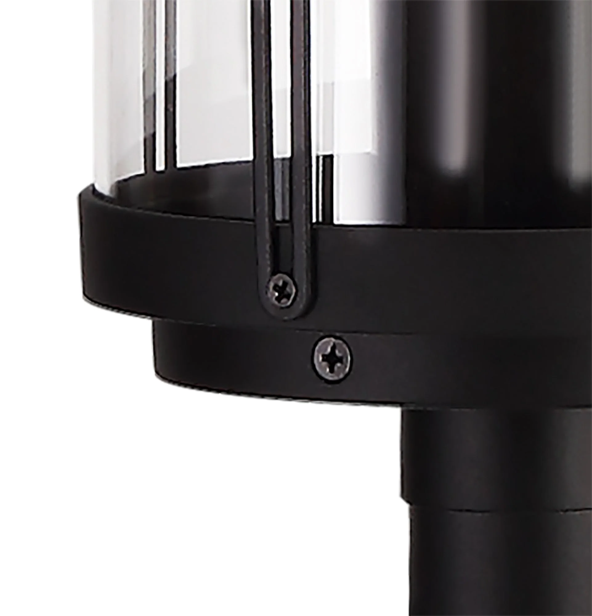 Reva Tall Post, 1 x E27, IP44, Black/Clear - Image 3