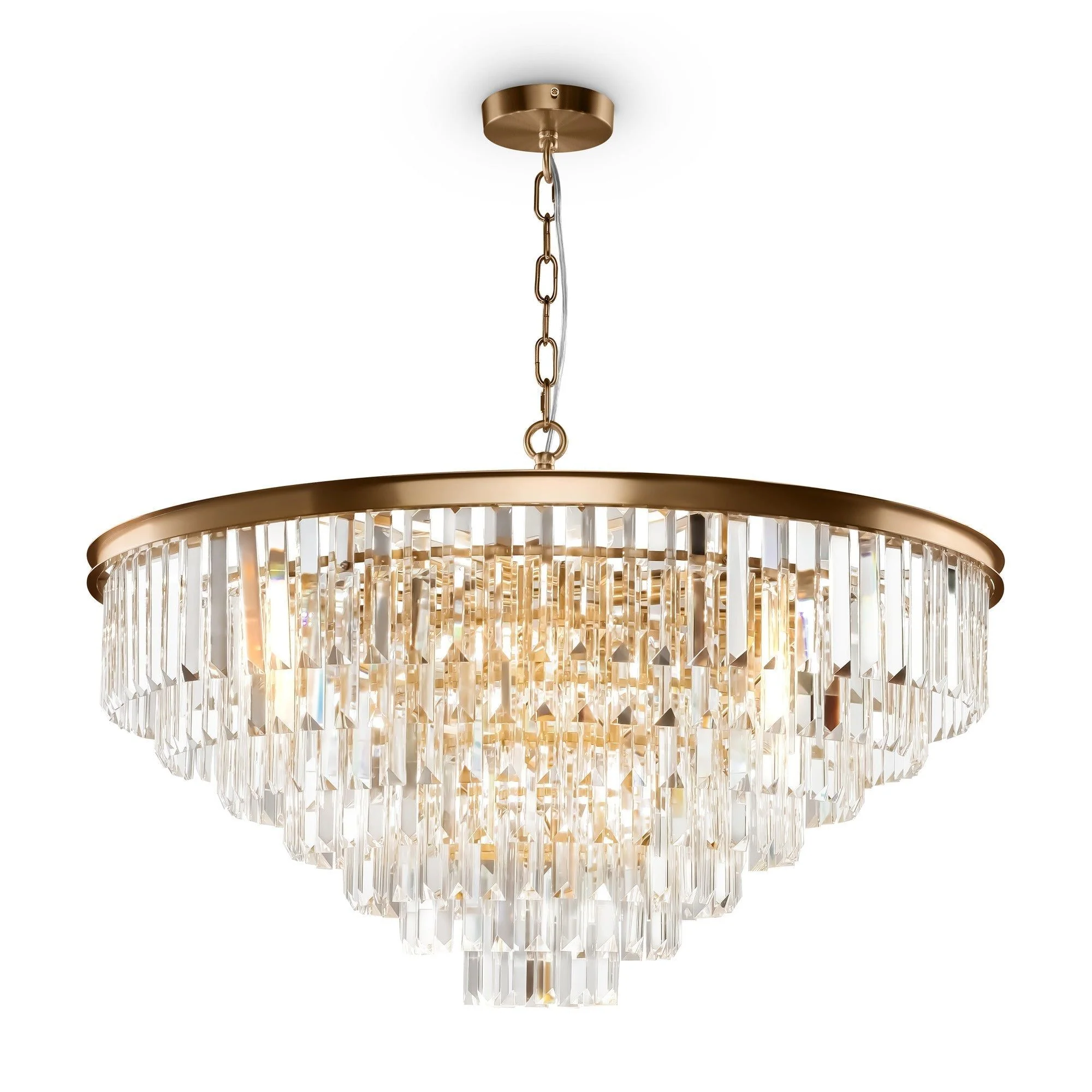 Revero 7/12Lt Centre Ceiling Light - Brass/Gold Finish - Image 12