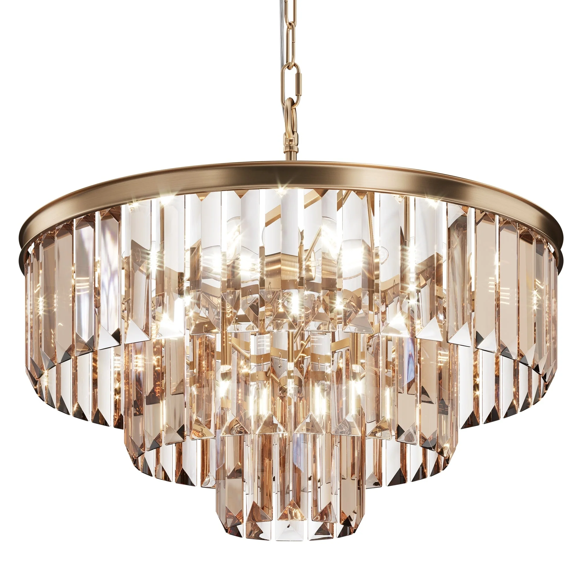Revero 7/12Lt Centre Ceiling Light - Brass/Gold Finish - Image 18