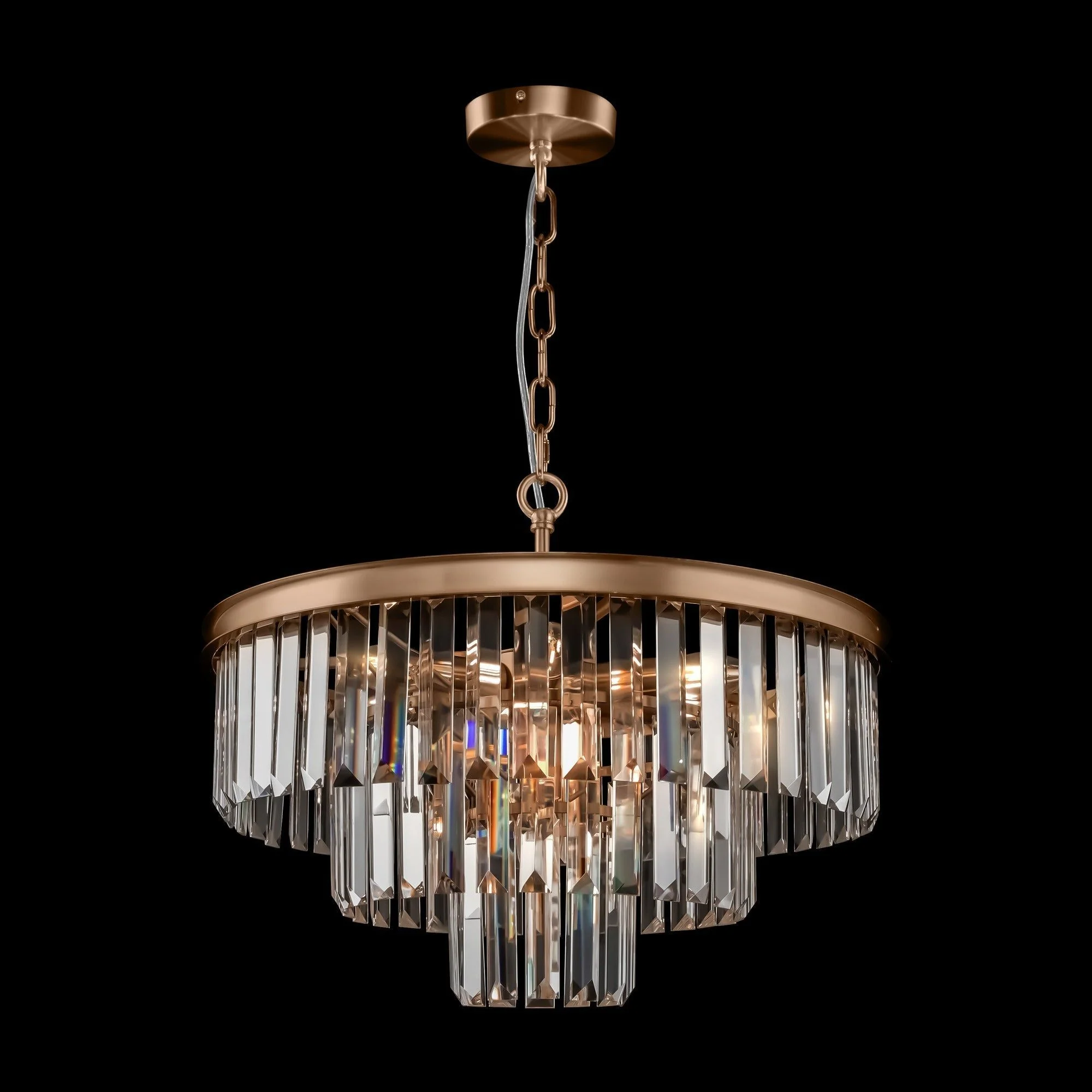 Revero 7/12Lt Centre Ceiling Light - Brass/Gold Finish - Image 2
