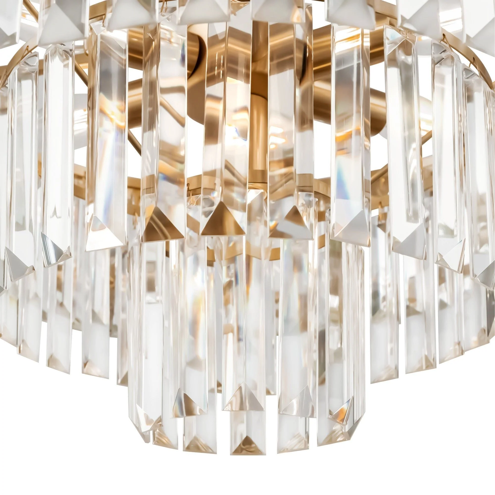Revero 7/12Lt Centre Ceiling Light - Brass/Gold Finish - Image 3