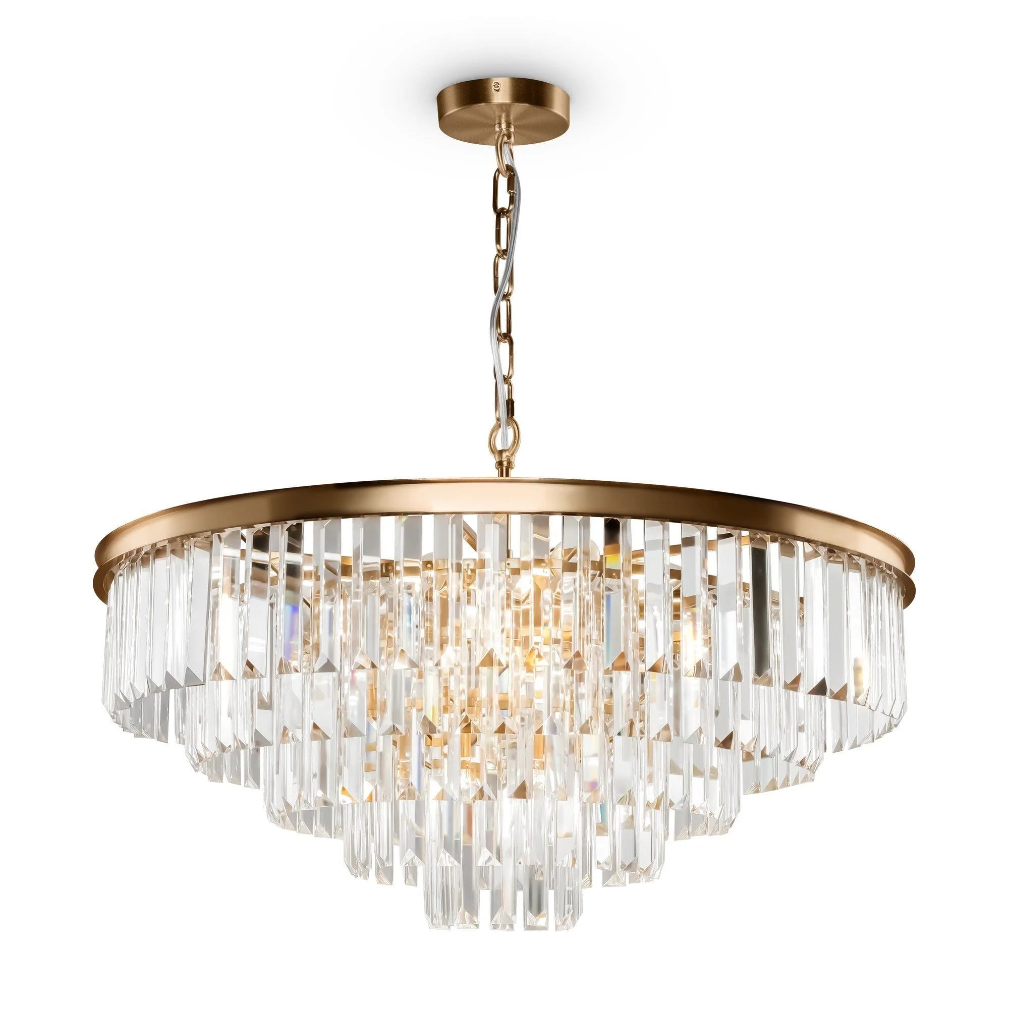 Revero 7/12Lt Centre Ceiling Light - Brass/Gold Finish - Image 6