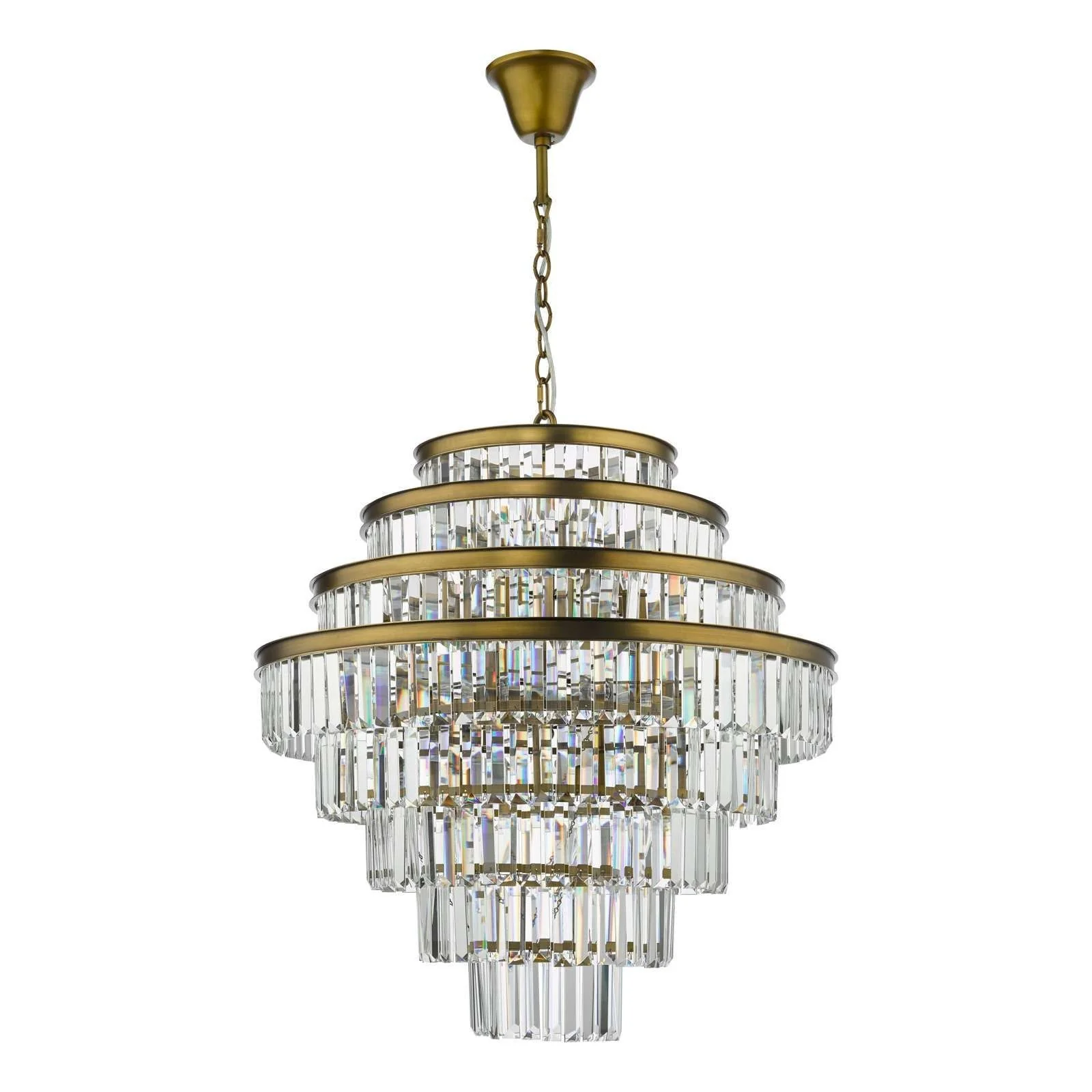 Rhapsody 6/12Lt Crystal Ceiling Light - Bronze & Crystal - Image 10