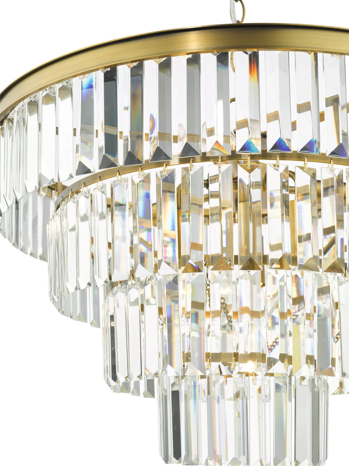 Rhapsody 6/12Lt Crystal Ceiling Light - Bronze & Crystal - Image 5