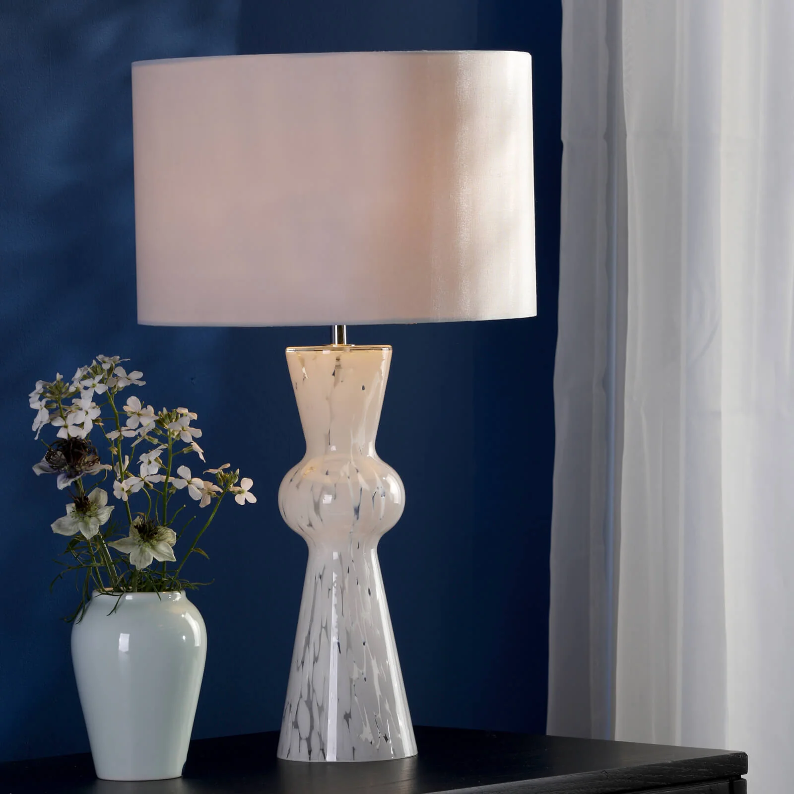 Rheneas Table Lamp In Various Finishes E14 - Image 13
