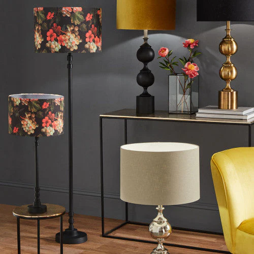 Rhode Matt Black Stick Metal Floor Lamp Base - Image 3