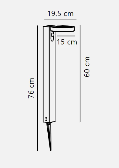 Rica Round/ Square Solar Garden light - Image 12