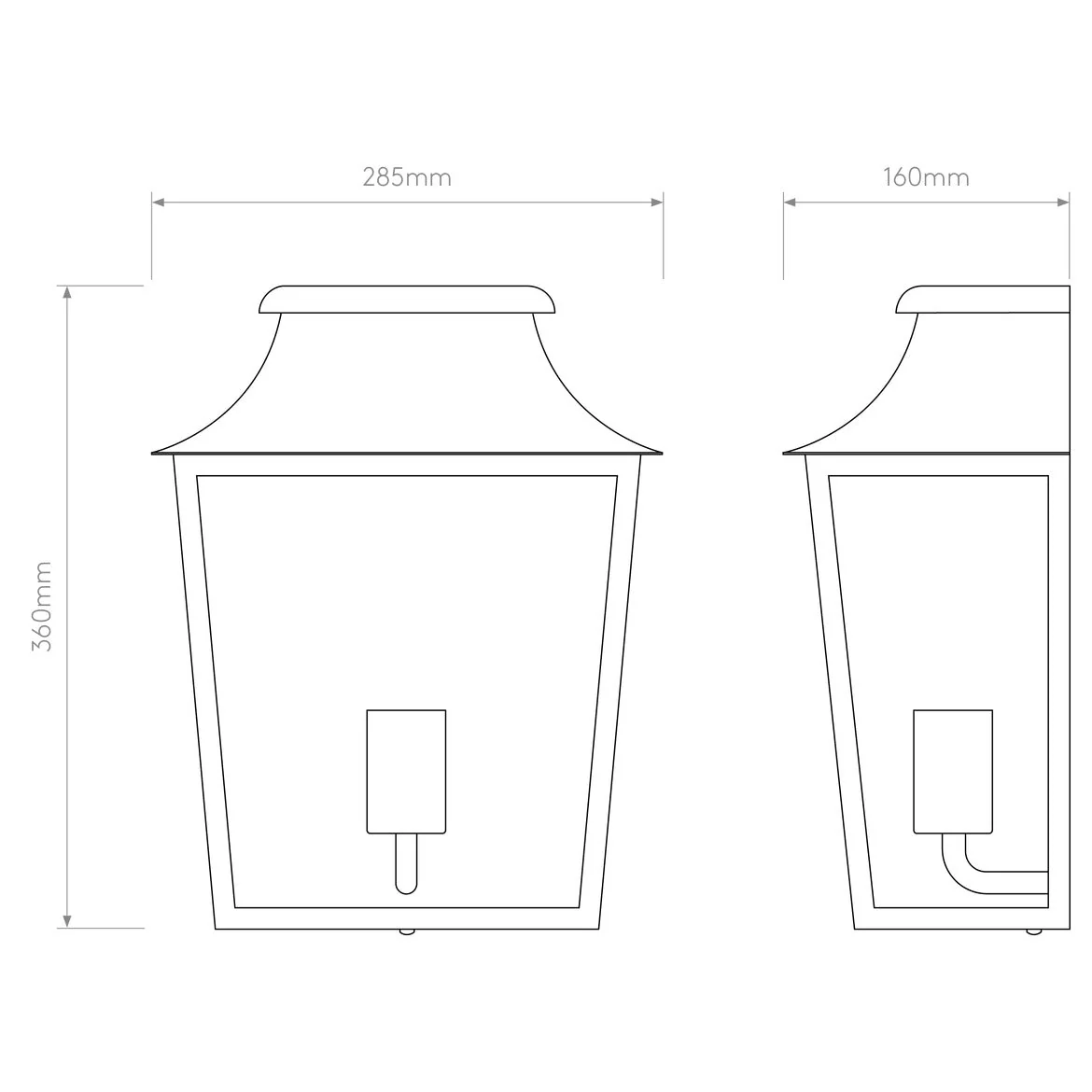 Richmond 235/285 Outdoor Flush Light IP44 - Image 6