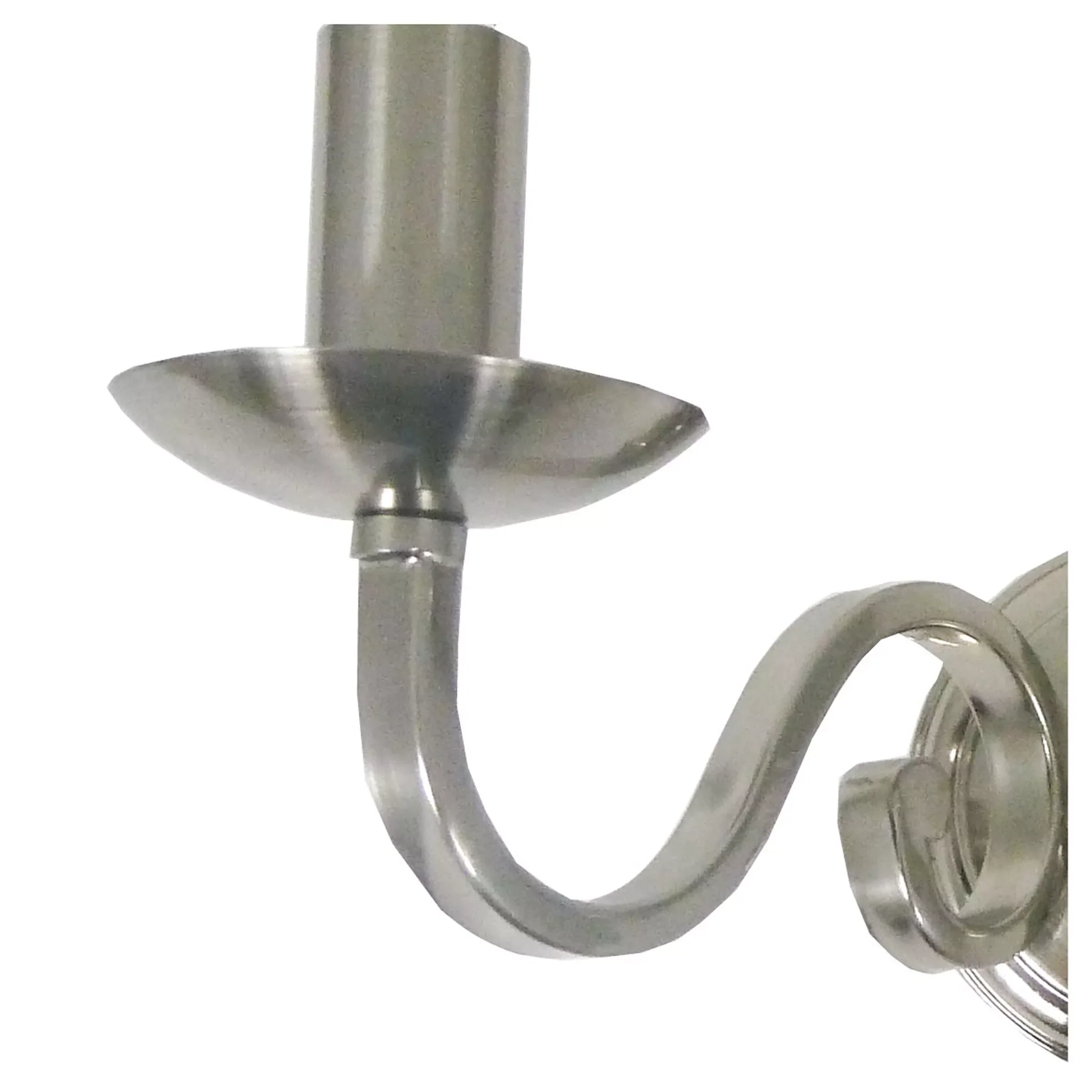 Richmond 2Lt Wall Light - Antique Brass/ Satin Silver Finish - Image 4