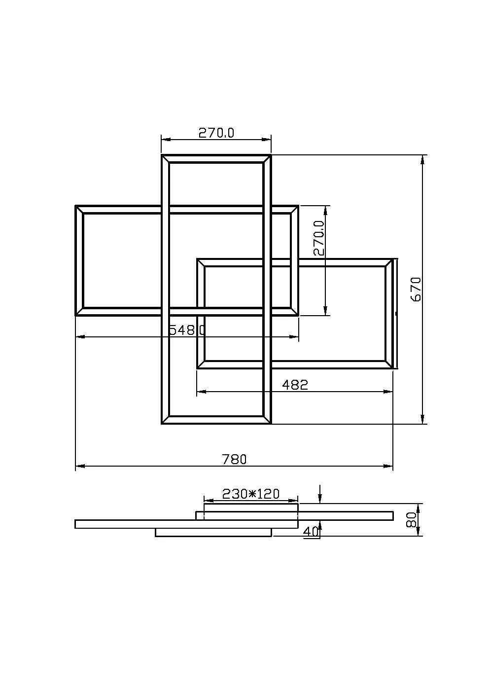 Rida LED Flush Light 3000K-4000K - Image 7