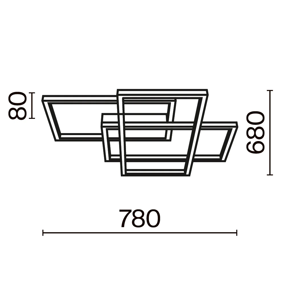 Rida LED Flush Light 3000K-4000K - Image 9