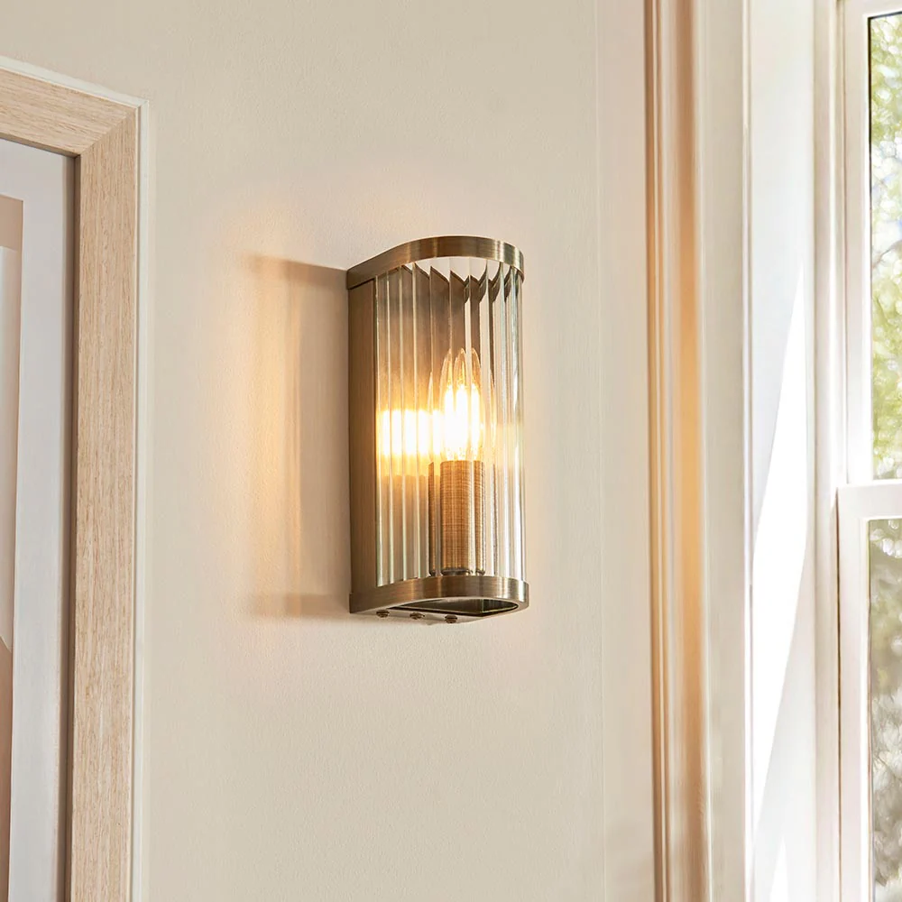 Essa Wall Light- Antique Brass Finish - Image 3