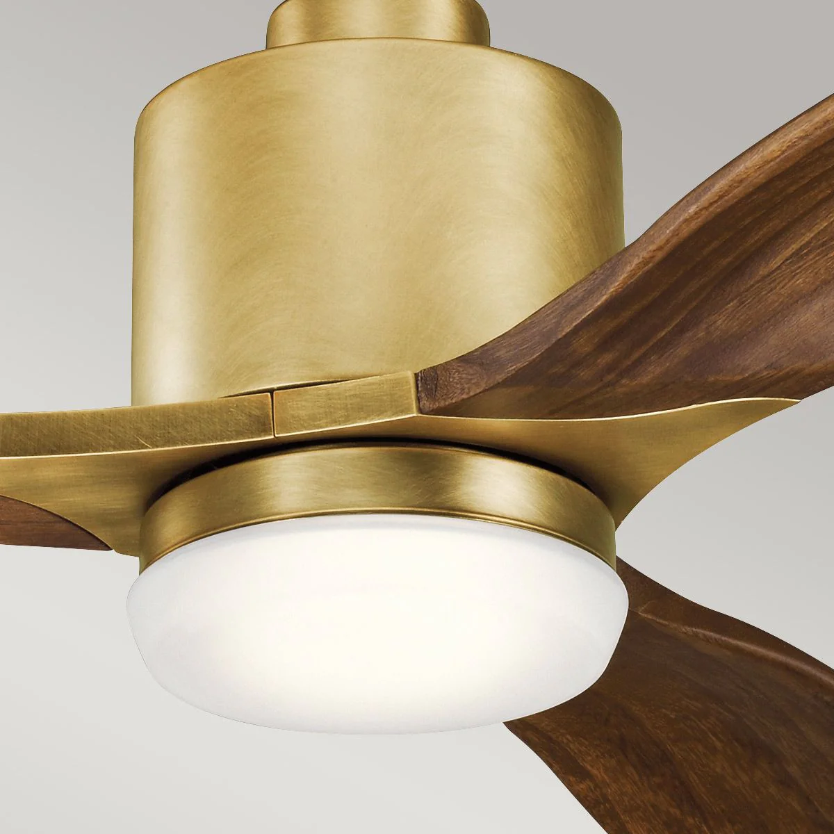 Ridley II IP20 - 52in / 132cm Fan - Natural Brass - Image 2