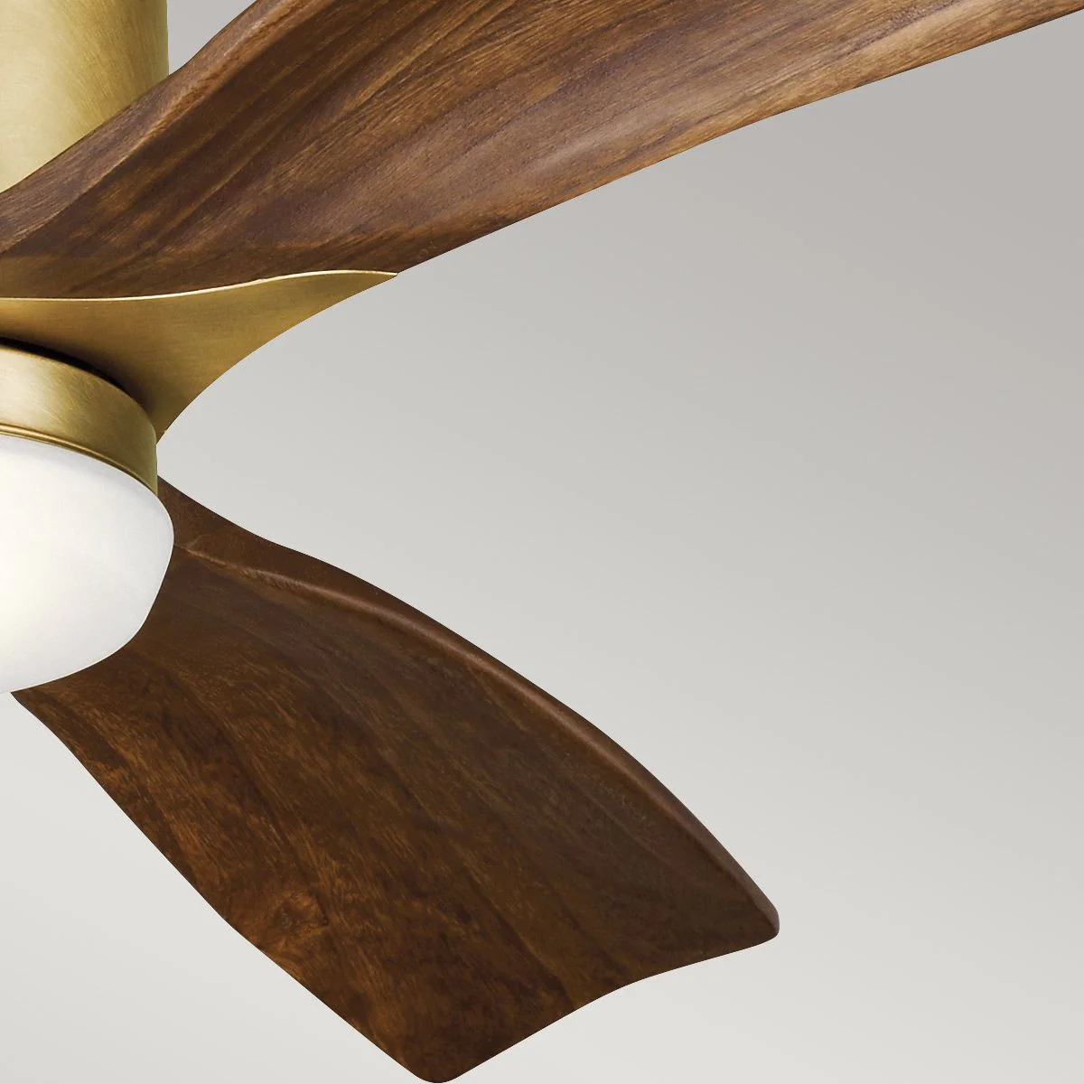 Ridley II IP20 - 52in / 132cm Fan - Natural Brass - Image 4