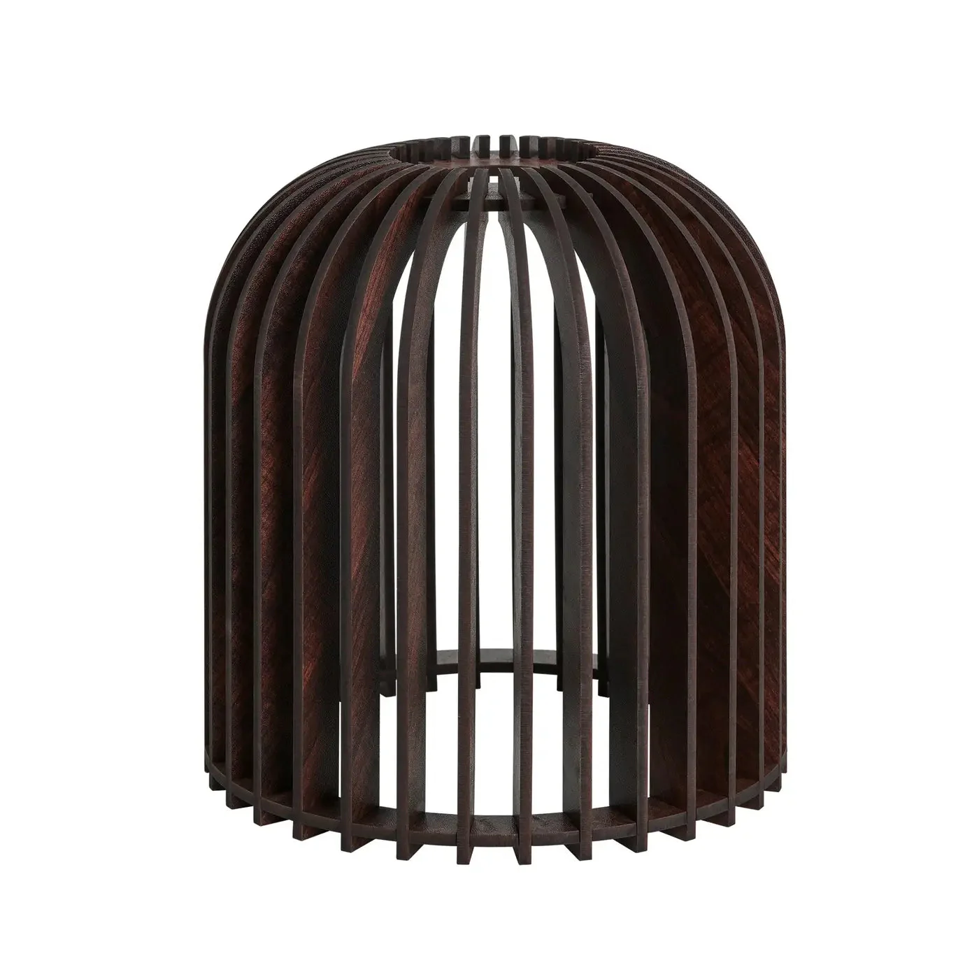 Rift Slatted Wooden Pendant Light - Drum/Mushroom /Cone - Image 9