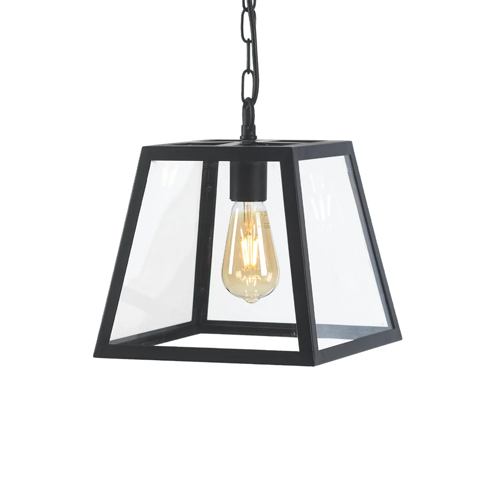 Riga 1Lt Single Pendant, Brass/Chrome/Black - Image 2