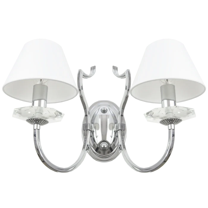 Riga 1Lt Wall Lamp - Silver