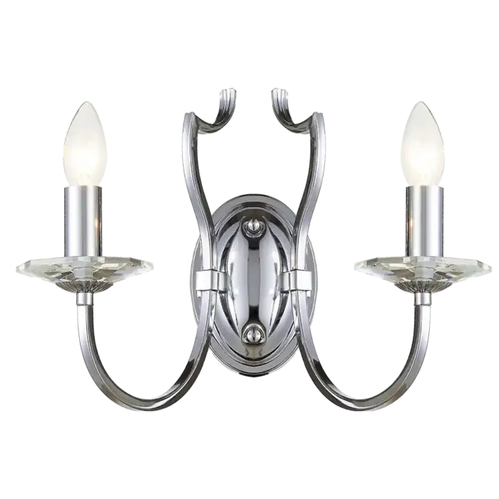 Riga 1Lt Wall Lamp - Silver - Image 2