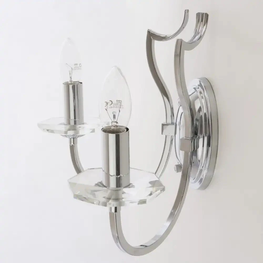 Riga 1Lt Wall Lamp - Silver - Image 3