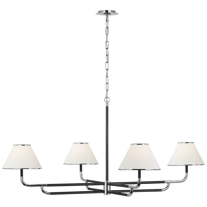 Rigby Grande Chandelier- Brass/ Nickel Finishes - Image 2